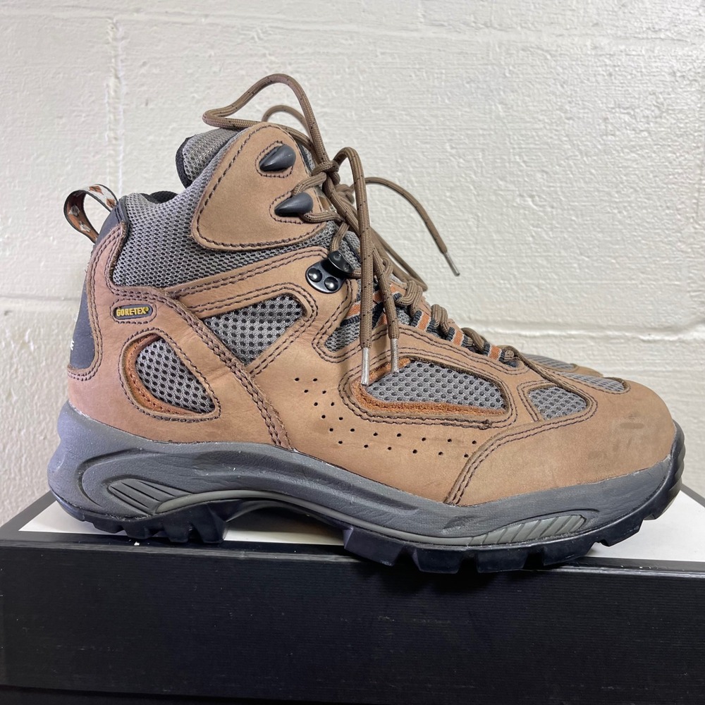 Vasque Breeze Gore-Tex Hiking Boots Brown Leather Waterproof 7466 Mens 10.5 M